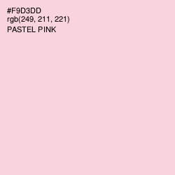 #F9D3DD - Pastel Pink Color Image